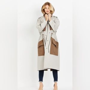 BB DAKOTA COTTON WOVEN MATERNITY JACKET